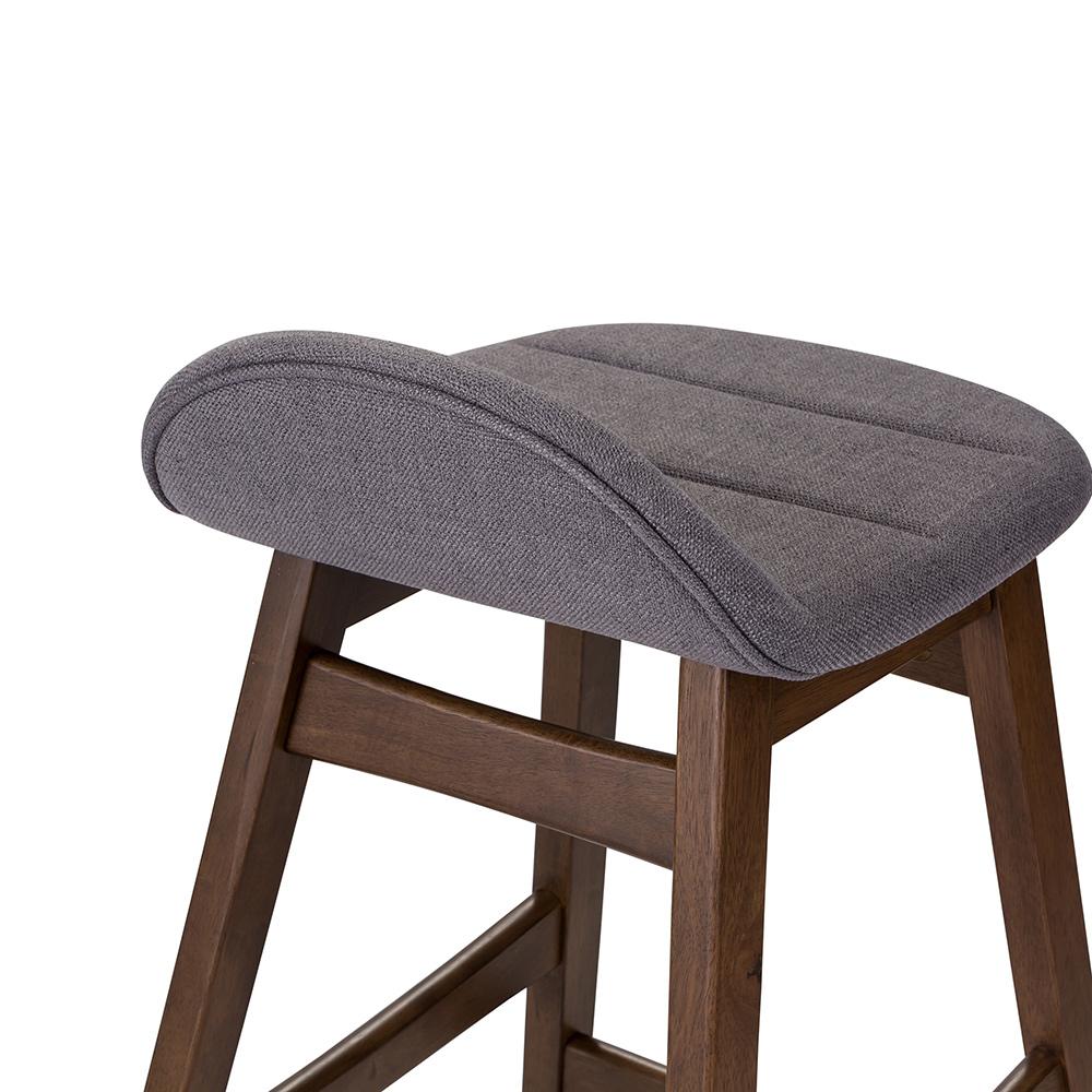 Liberty Furniture - Space Savers 24 Inch Counter Chair - Grey  in Satin Walnut - 198-B650124-GY veiw 7