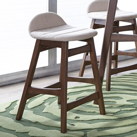 Liberty Furniture - Space Savers 24 Inch Counter Chair - Light Tan  in Satin Walnut - 198-B650124-TN veiw 1