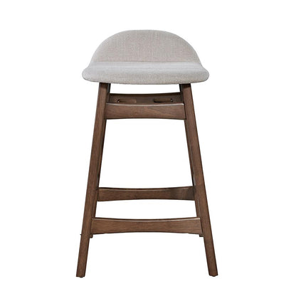 Liberty Furniture - Space Savers 24 Inch Counter Chair - Light Tan  in Satin Walnut - 198-B650124-TN veiw 3