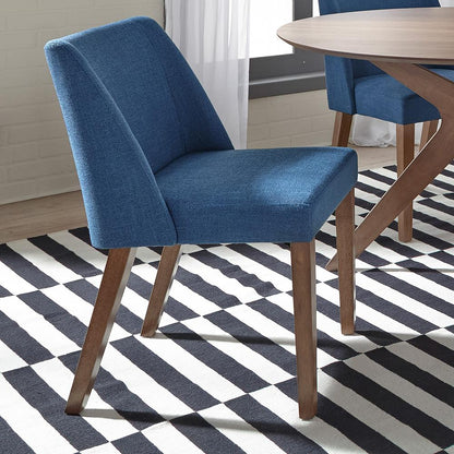 Liberty Furniture - Space Savers Nido Chair - Blue   in Satin Walnut - 198-C9001S-BU veiw 1