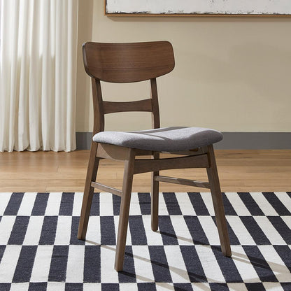 Liberty Furniture - Space Savers Panel Back Side Chair- Grey  in Satin Walnut - 198-C9101S-GY veiw 1