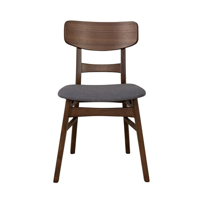 Liberty Furniture - Space Savers Panel Back Side Chair- Grey  in Satin Walnut - 198-C9101S-GY veiw 3