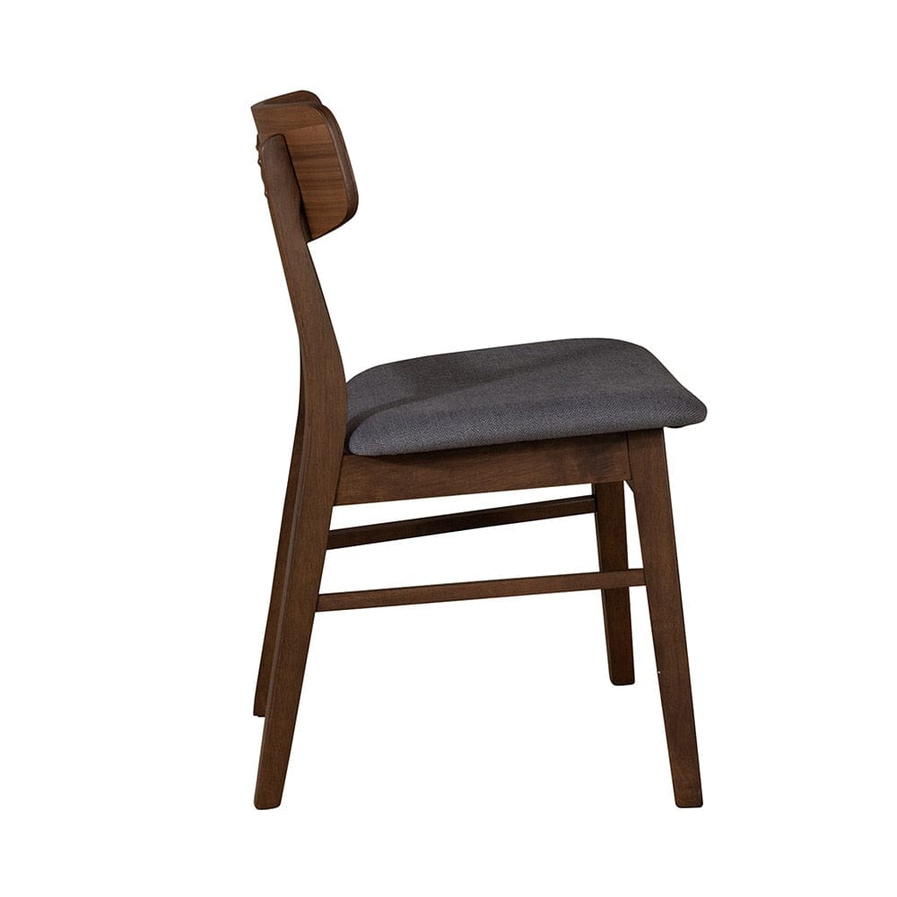 Liberty Furniture - Space Savers Panel Back Side Chair- Grey  in Satin Walnut - 198-C9101S-GY veiw 4