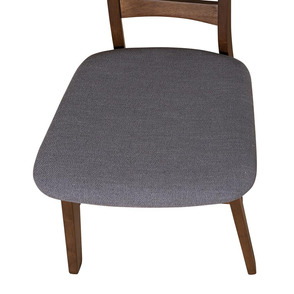 Liberty Furniture - Space Savers Panel Back Side Chair- Grey  in Satin Walnut - 198-C9101S-GY veiw 6