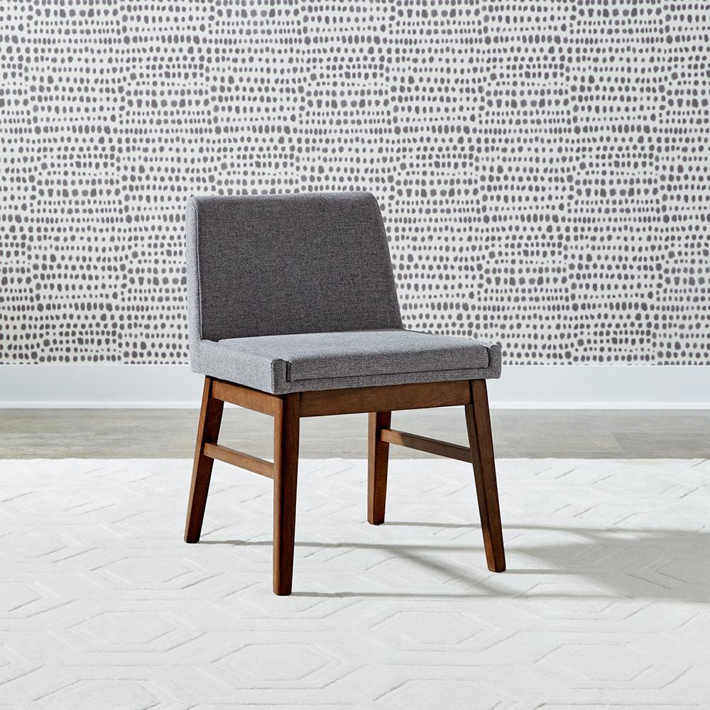 Liberty Furniture - Space Savers Uph Side Chair  in Satin Walnut - 198-C6501S veiw 1