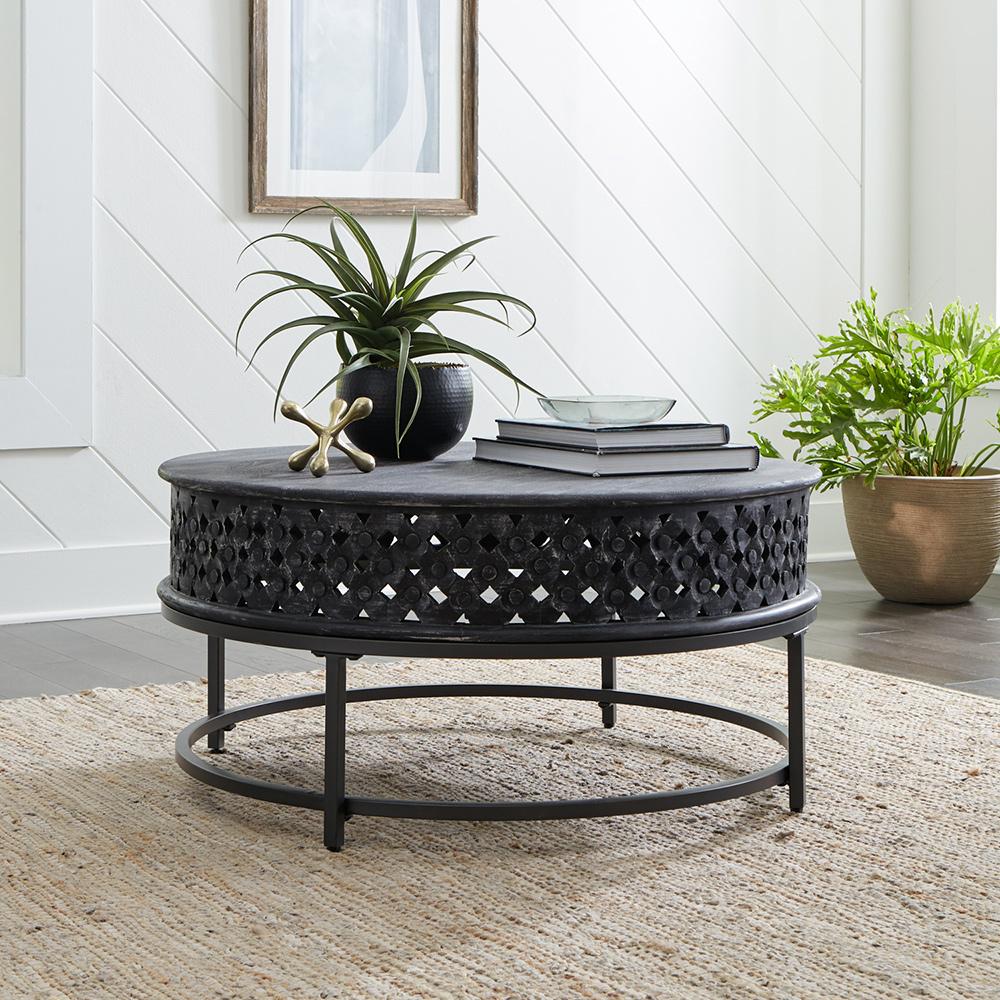Liberty Furniture - Stella Accent Cocktail Table in Chalkboard Black - 2134-AT1000 veiw 1