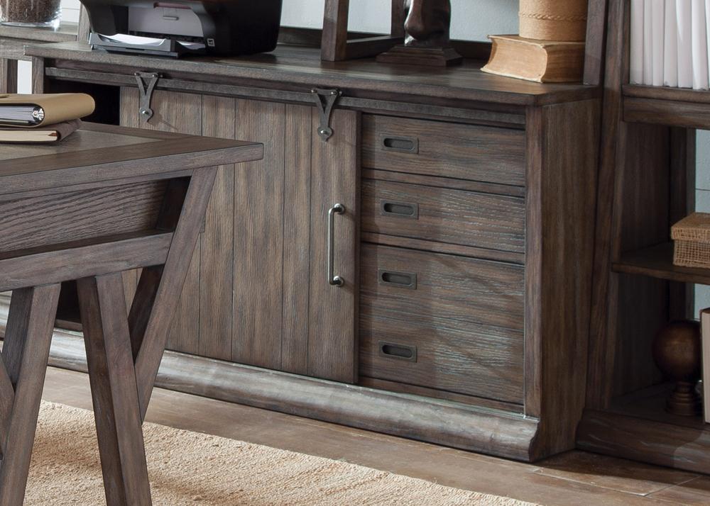 Liberty Furniture - Stone Brook Computer Credenza - 466-HO120 veiw 1