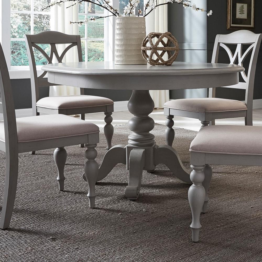 Liberty Furniture - Summer House 5 Piece Pedestal Table Set - 407-CD-5PDS veiw 1