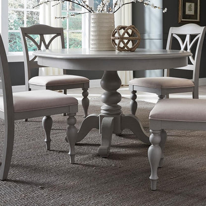 Liberty Furniture - Summer House 5 Piece Pedestal Table Set - 407-CD-5PDS veiw 1