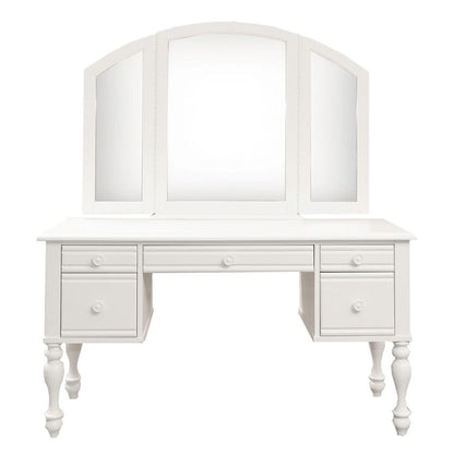 Liberty Furniture - Summer House I - 3 Piece Vanity Set in White - 607-BR-VN view 2