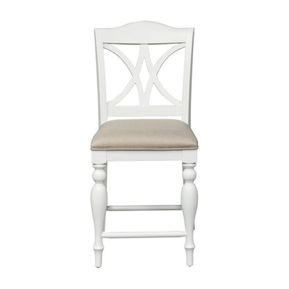 Liberty Furniture - Summer House Slat Back Counter Chair (Set of 2) - 607-B900124 veiw 2