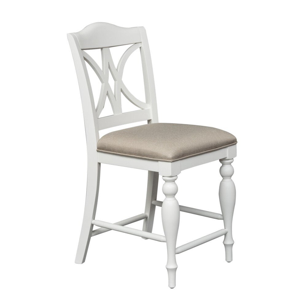 Liberty Furniture - Summer House Slat Back Counter Chair (Set of 2) - 607-B900124 veiw 3