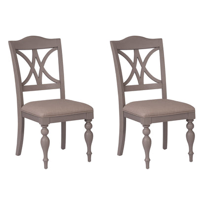 Liberty Furniture - Summer House Slat Back Side Chair -Set of 2 - 407-C9001S-2PK view 1