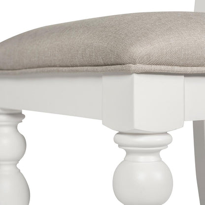 Liberty Furniture - Summer House Splat Back Side Chair  in Oyster White - 607-C9001S veiw 5