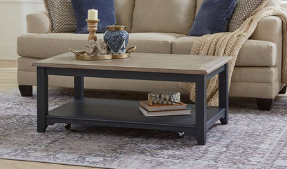 Liberty Furniture - Summerville Rectangular Cocktail Table Navy - 171NY-OT1010 veiw 1
