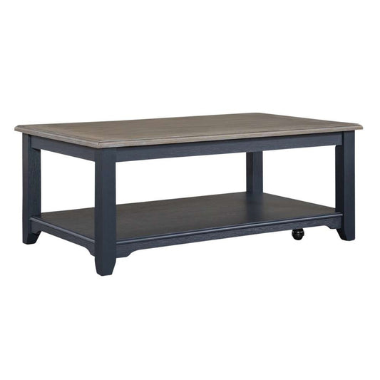 Liberty Furniture - Summerville Rectangular Cocktail Table Navy - 171NY-OT1010 veiw 2