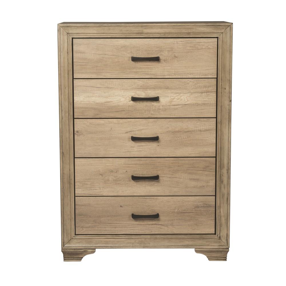 Liberty Furniture - Sun Valley 4 Piece Queen Uph Bed, Dresser & Mirror, Chest Set - 439-BR-QUBDMC veiw 5