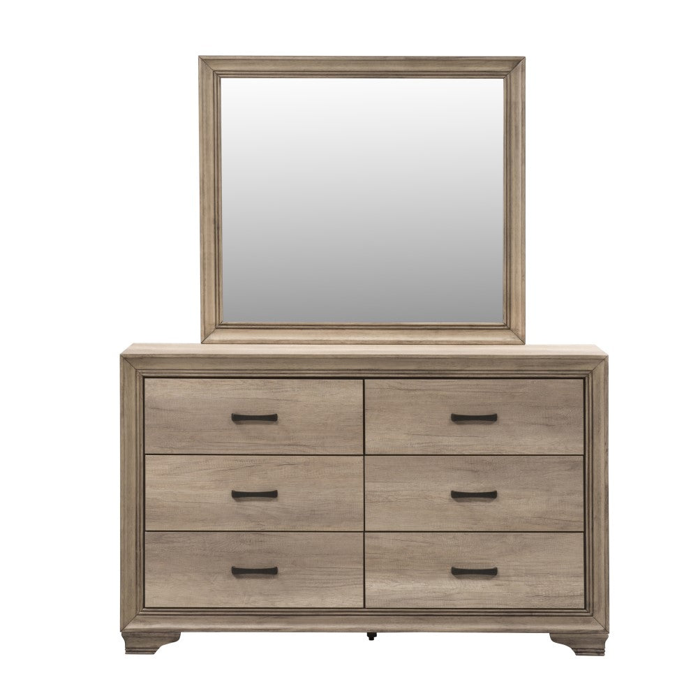 Liberty Furniture - Sun Valley 4 Piece Queen Uph Bed, Dresser & Mirror, Nightstand Set - 439-BR-QUBDMN veiw 4
