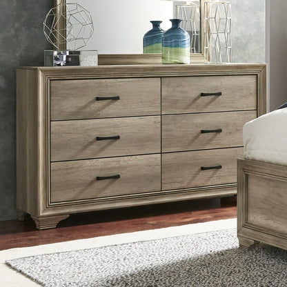 Liberty Furniture - Sun Valley 6 Drawer Dresser - 439-BR31 veiw 2