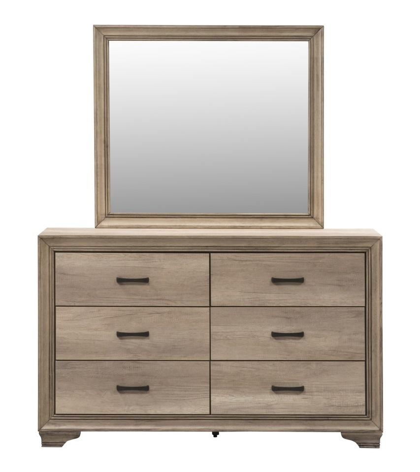 Liberty Furniture - Sun Valley Dresser & Mirror - 439-BR-DM veiw 1