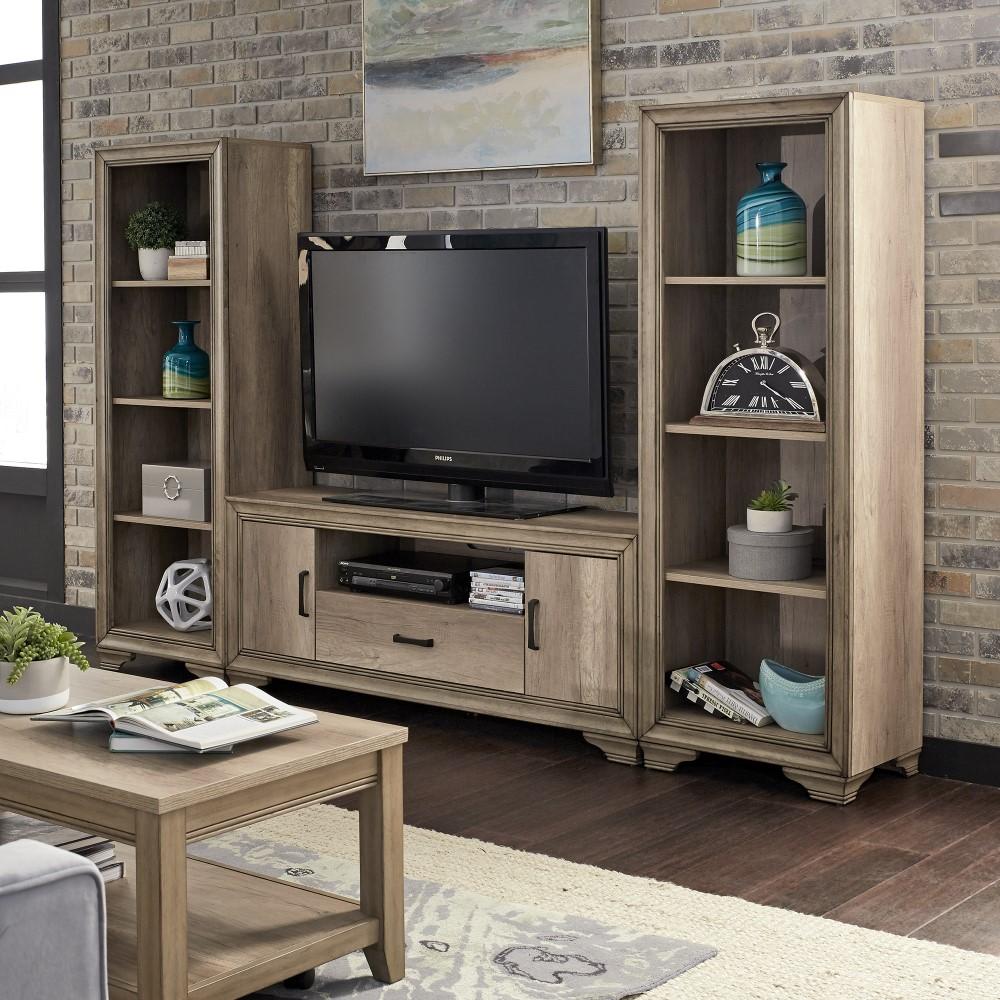 Liberty Furniture - Sun Valley Entertainment Center w Piers - 439-ENTW-ECP veiw 1