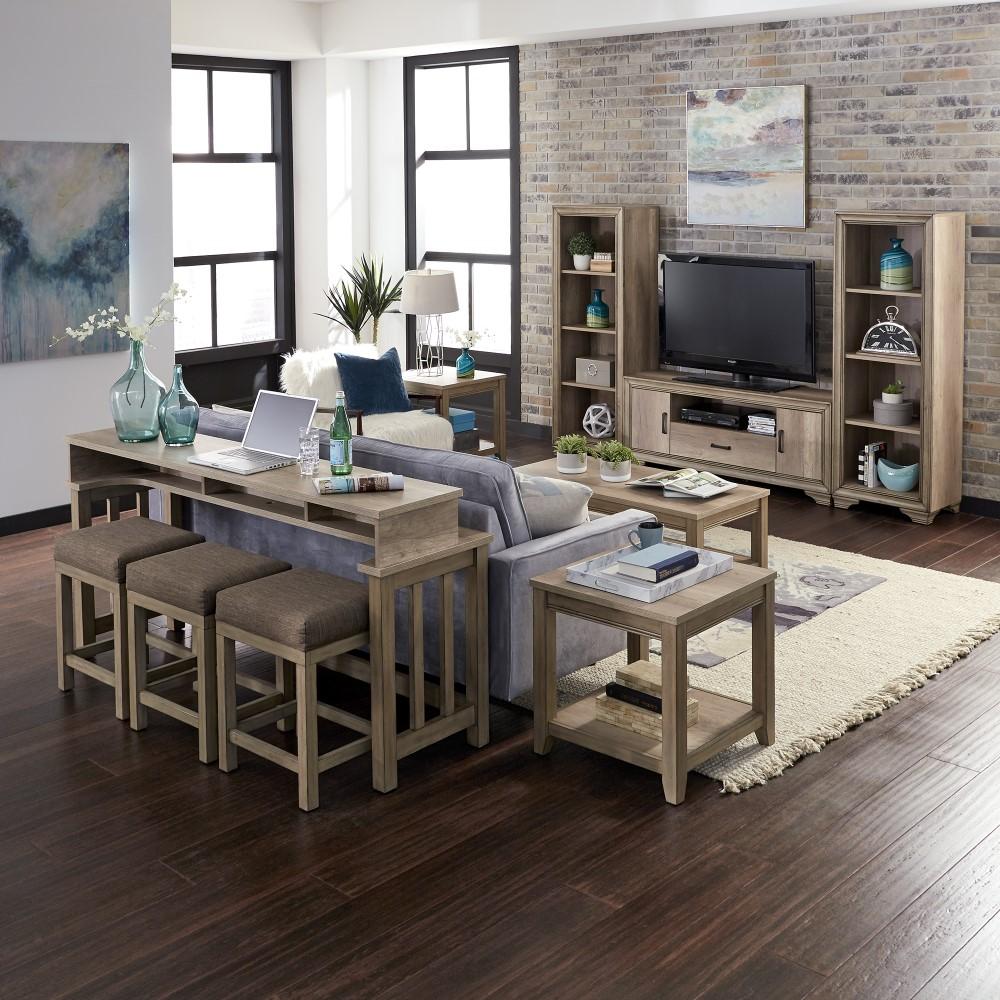 Liberty Furniture - Sun Valley Entertainment Center w Piers - 439-ENTW-ECP veiw 8