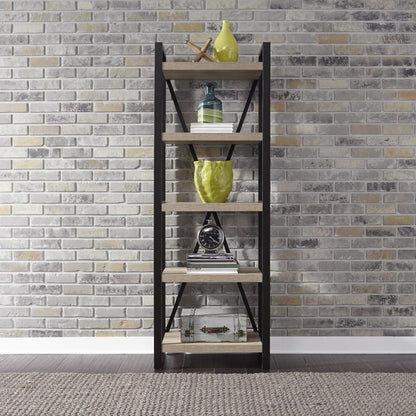 Liberty Furniture - Sun Valley Optional Entertainment Center w Piers - 439-ENTW-OEC veiw 2