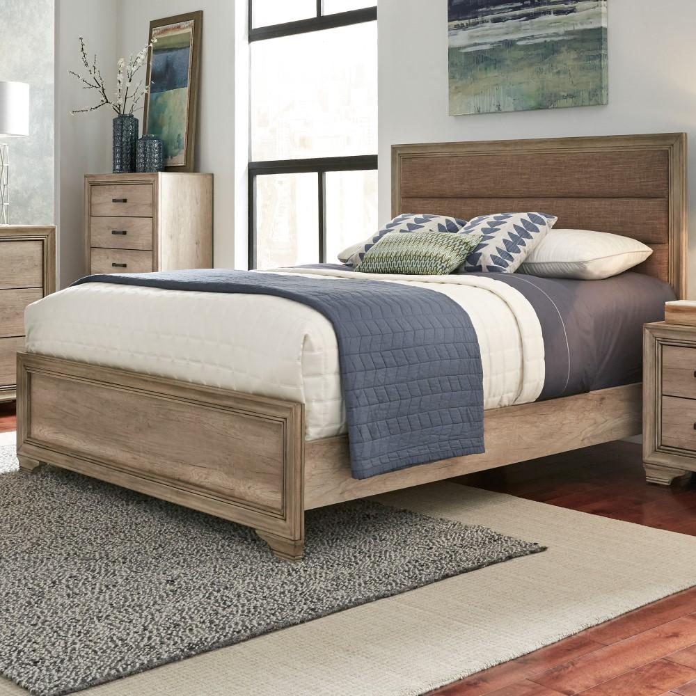 Liberty Furniture - Sun Valley Queen Upholstered Bed - 439-BR-QUB veiw 3