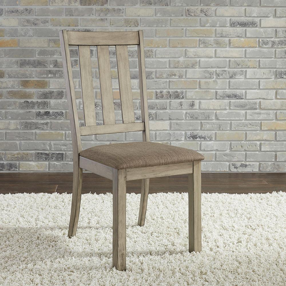Liberty Furniture - Sun Valley Slat Back Side Chair  in Sandstone - 439-C1501S veiw 1