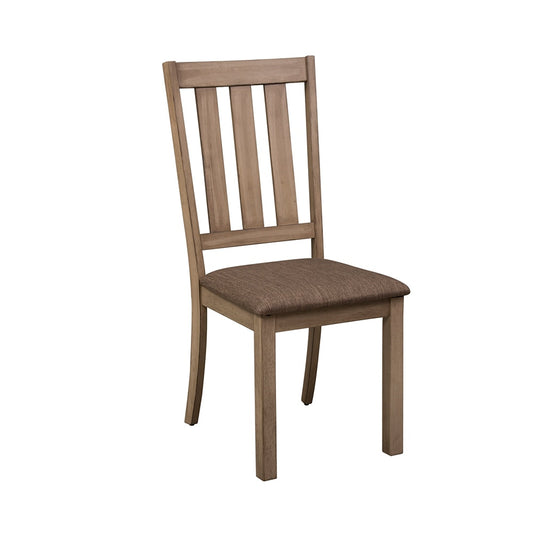 Liberty Furniture - Sun Valley Slat Back Side Chair  in Sandstone - 439-C1501S veiw 2
