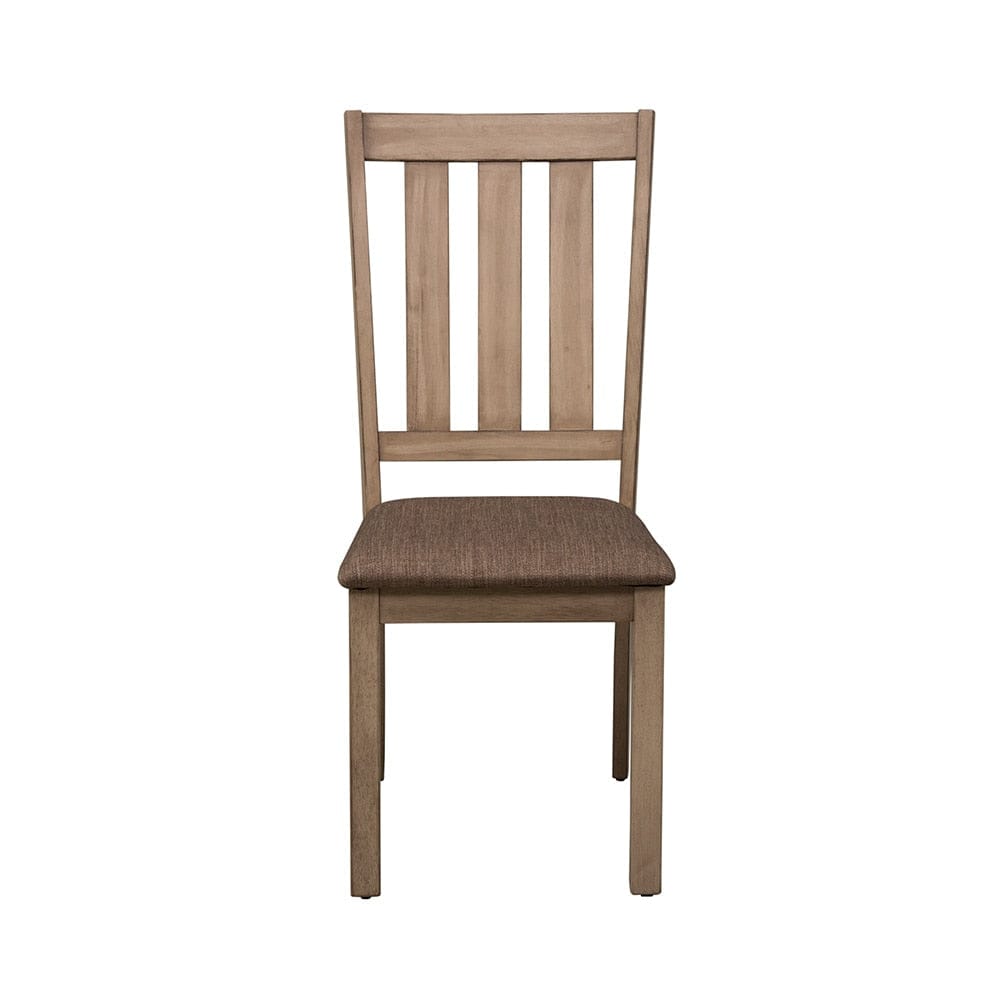 Liberty Furniture - Sun Valley Slat Back Side Chair  in Sandstone - 439-C1501S veiw 3