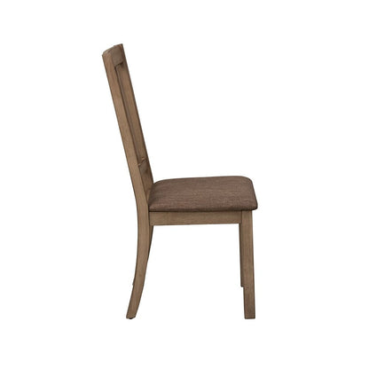 Liberty Furniture - Sun Valley Slat Back Side Chair  in Sandstone - 439-C1501S veiw 4