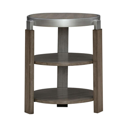 Liberty Furniture - Sutton Chairside Table in Bleached Sand - 232-OT1021 veiw 2