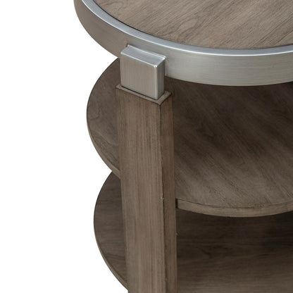 Liberty Furniture - Sutton Chairside Table in Bleached Sand - 232-OT1021 veiw 5