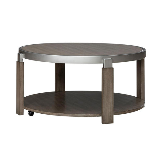 Liberty Furniture - Sutton Cocktail Table in Bleached Sand - 232-OT1010 veiw 2