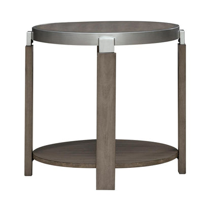 Liberty Furniture - Sutton End Table in Bleached Sand - 232-OT1020 veiw 3