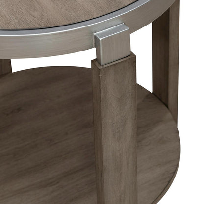 Liberty Furniture - Sutton End Table in Bleached Sand - 232-OT1020 veiw 6