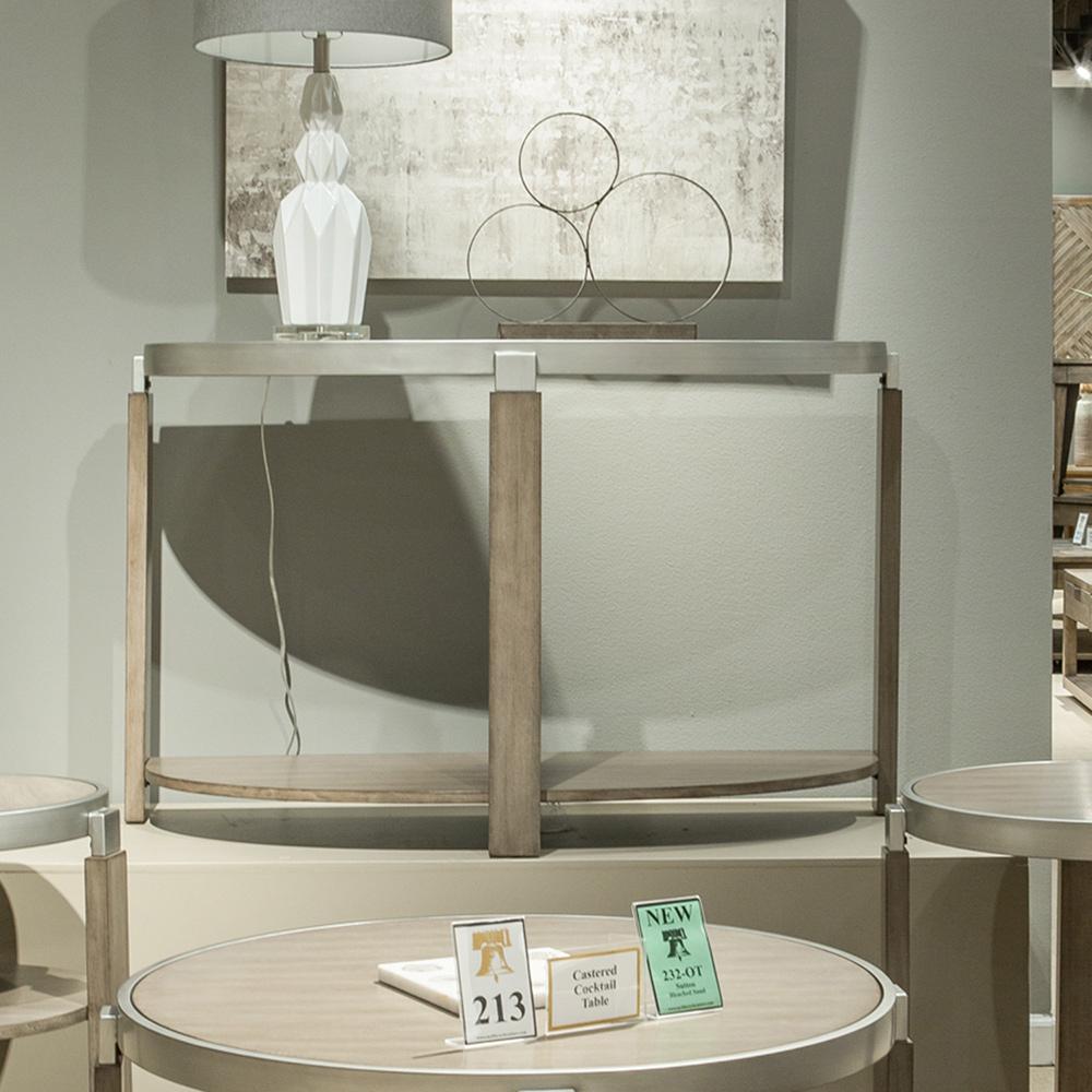 Liberty Furniture - Sutton Sofa Table in Bleached Sand - 232-OT1030 veiw 1