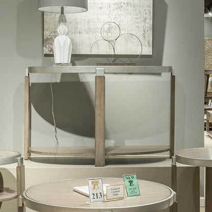 Liberty Furniture - Sutton Sofa Table in Bleached Sand - 232-OT1030 veiw 1