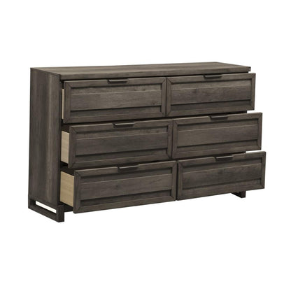Liberty Furniture - Tanners Creek 6 Drawer Dresser - 686-BR31 veiw 3