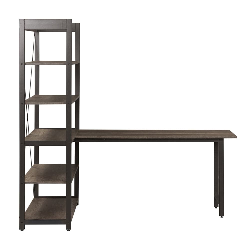 Liberty Furniture - Tanners Creek Desk  in Graystone - 686-HO-DSK veiw 3