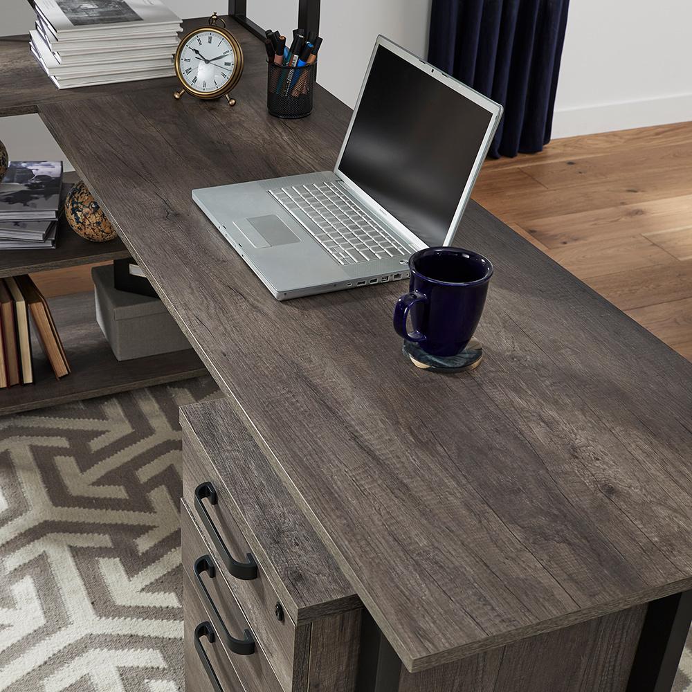 Liberty Furniture - Tanners Creek Desk  in Graystone - 686-HO-DSK veiw 8