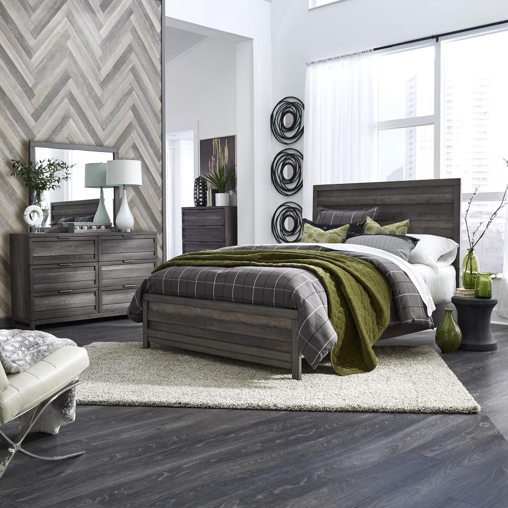 Liberty Furniture - Tanners Creek King Panel Bed, Dresser & Mirror, Chest - 686-BR-KPBDMC veiw 1