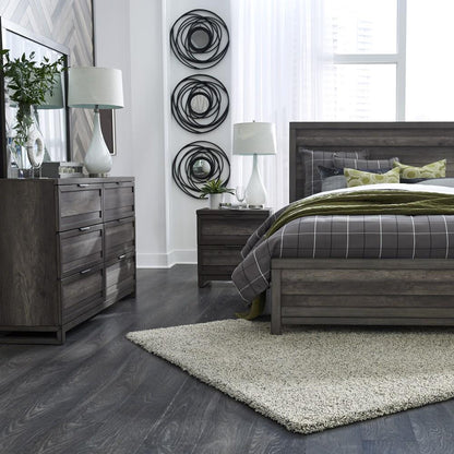 Liberty Furniture - Tanners Creek King Panel Bed, Dresser & Mirror, Night Stand - 686-BR-KPBDMN veiw 1
