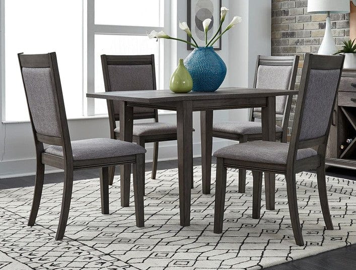Liberty Furniture - Tanners Creek - Opt 5 Piece Drop Leaf Set in Gray - 686-CD-O5DLS view 1