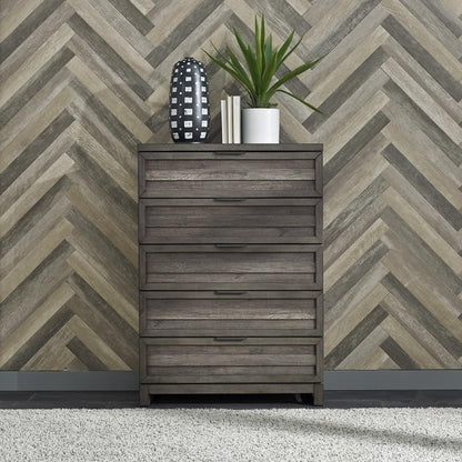 Liberty Furniture - Tanners Creek Queen Panel Bed, Dresser & Mirror, Chest, Night Stand - 686-BR-QPBDMCN veiw 3