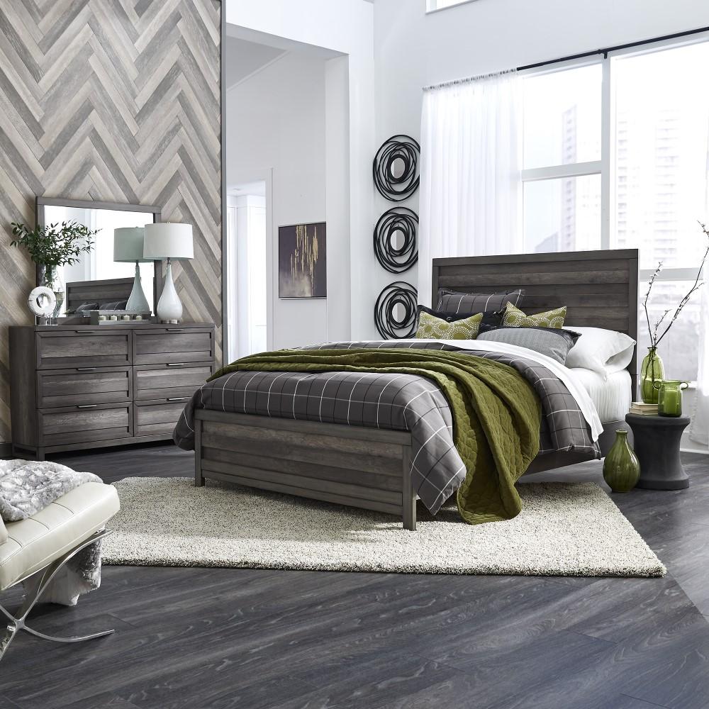 Liberty Furniture - Tanners Creek Queen Panel Bed, Dresser & Mirror - 686-BR-QPBDM veiw 1