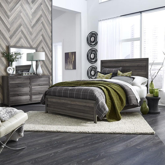 Liberty Furniture - Tanners Creek Queen Panel Bed, Dresser & Mirror - 686-BR-QPBDM veiw 1