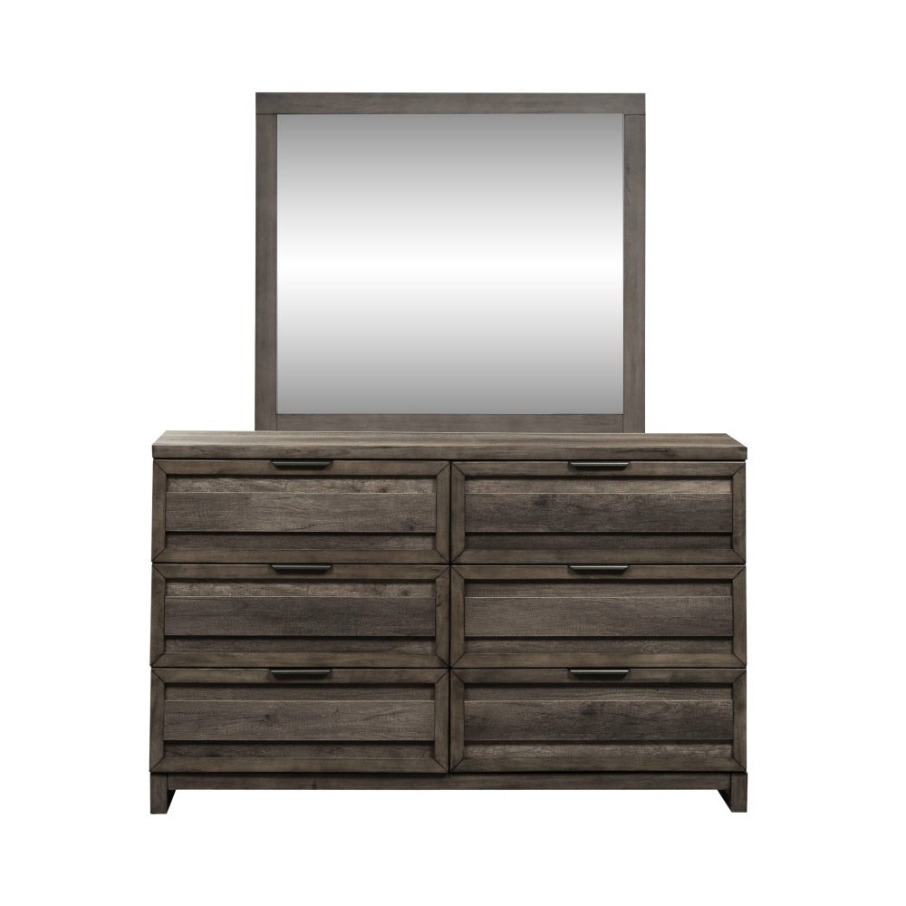 Liberty Furniture - Tanners Creek Queen Panel Bed, Dresser & Mirror - 686-BR-QPBDM veiw 4
