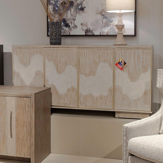 Liberty Furniture - Terrace 4 Door Accent Cabinet in Gravel - 2230-AC1000 veiw 1